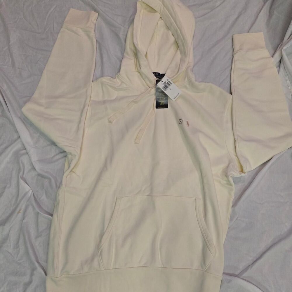 Polo-ralph-lauren Men's Cream and White Hoodie